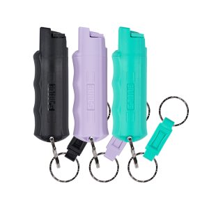 Pepper Spray with Quick Release Keychain, 3-Pack