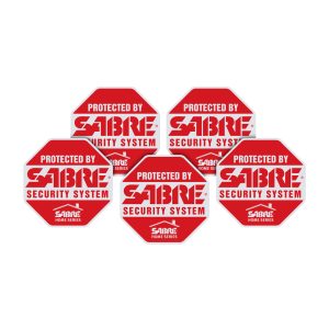 Home Security Decals, 5-Pack