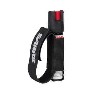 Protector 22-Gram Dog Spray with Adjustable Running Hand Strap, Black