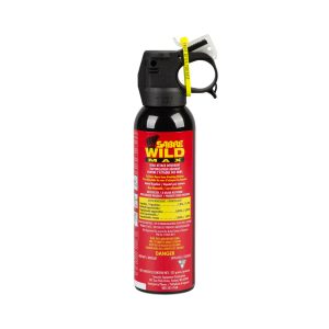 SABRE Wild Max 225-Gram Bear Spray & Mountain Lion Spray with Glow-in-the-Dark Safety