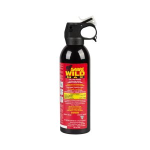 SABRE Wild Max 325-Gram Bear Spray & Mountain Lion Spray with Glow-in-the-Dark Safety