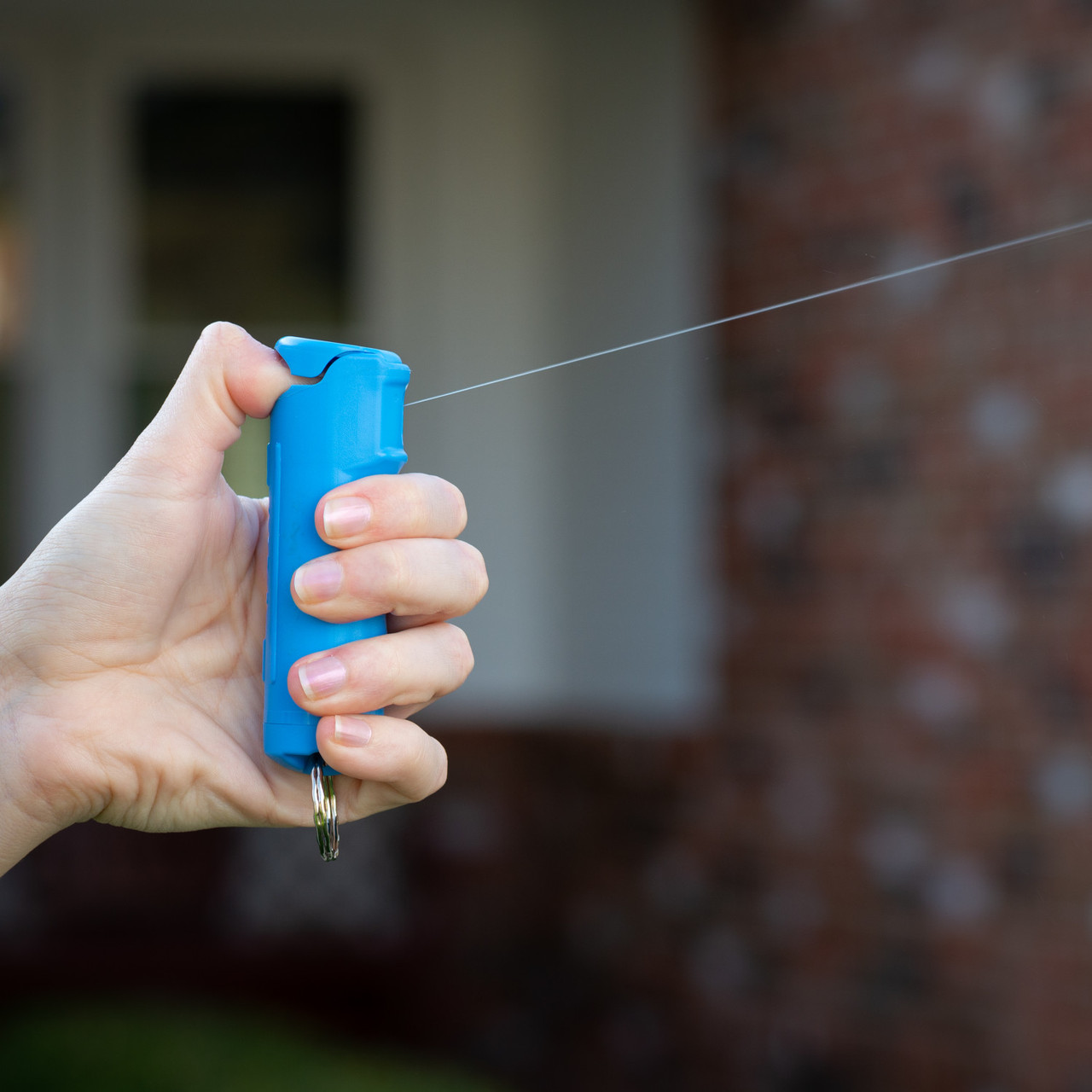 Pepper Gel with Fast Flip Top Safety with Snap-Clip Keychain and Practice Spray - Image 6