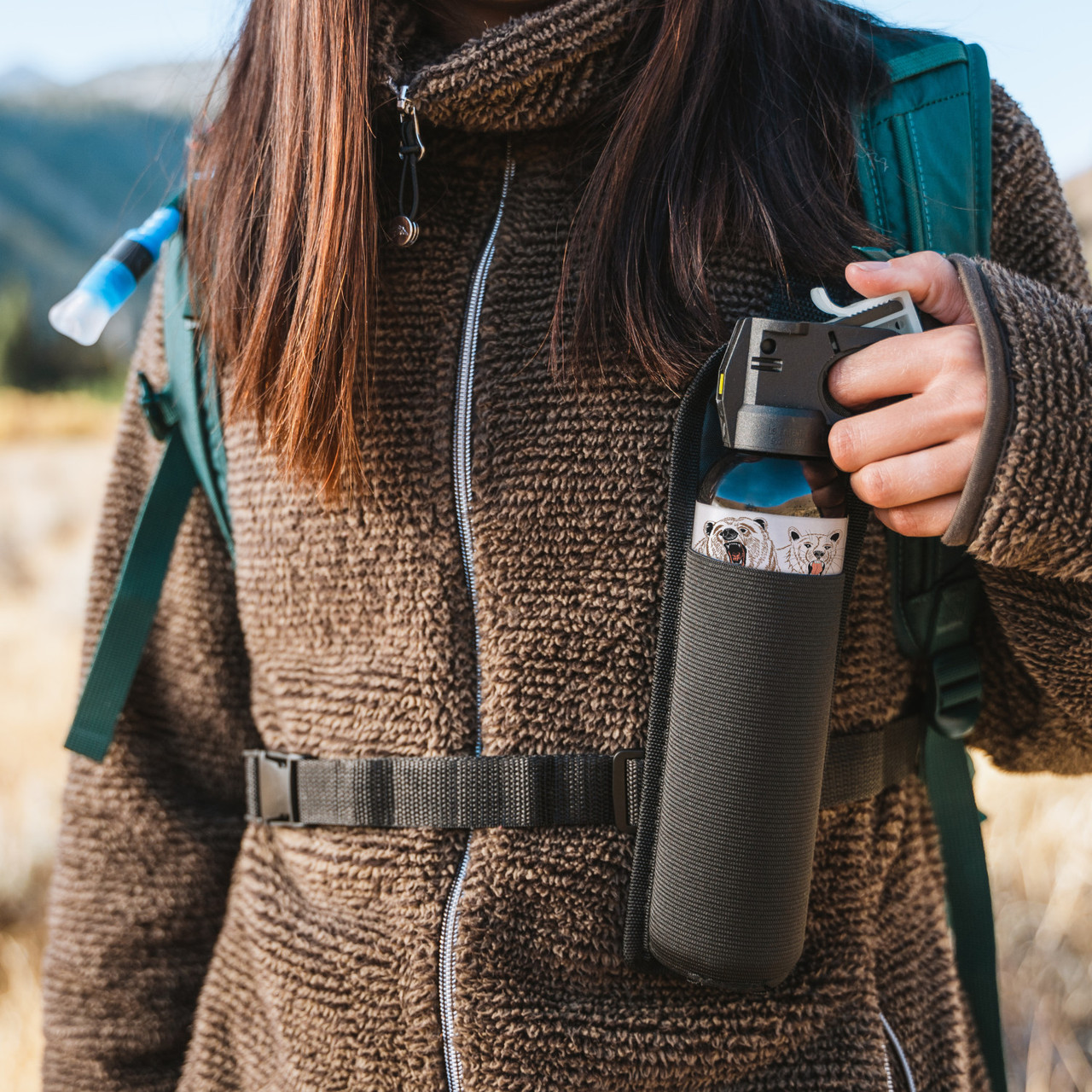 9.2 oz. Bear Spray & Mountain Lion Spray with 3-in-1 Bear Spray Holster - Image 2