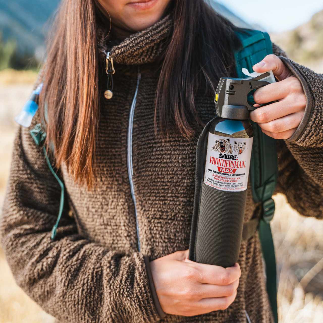 9.2 oz. Bear Spray & Mountain Lion Spray with 3-in-1 Bear Spray Holster - Image 3