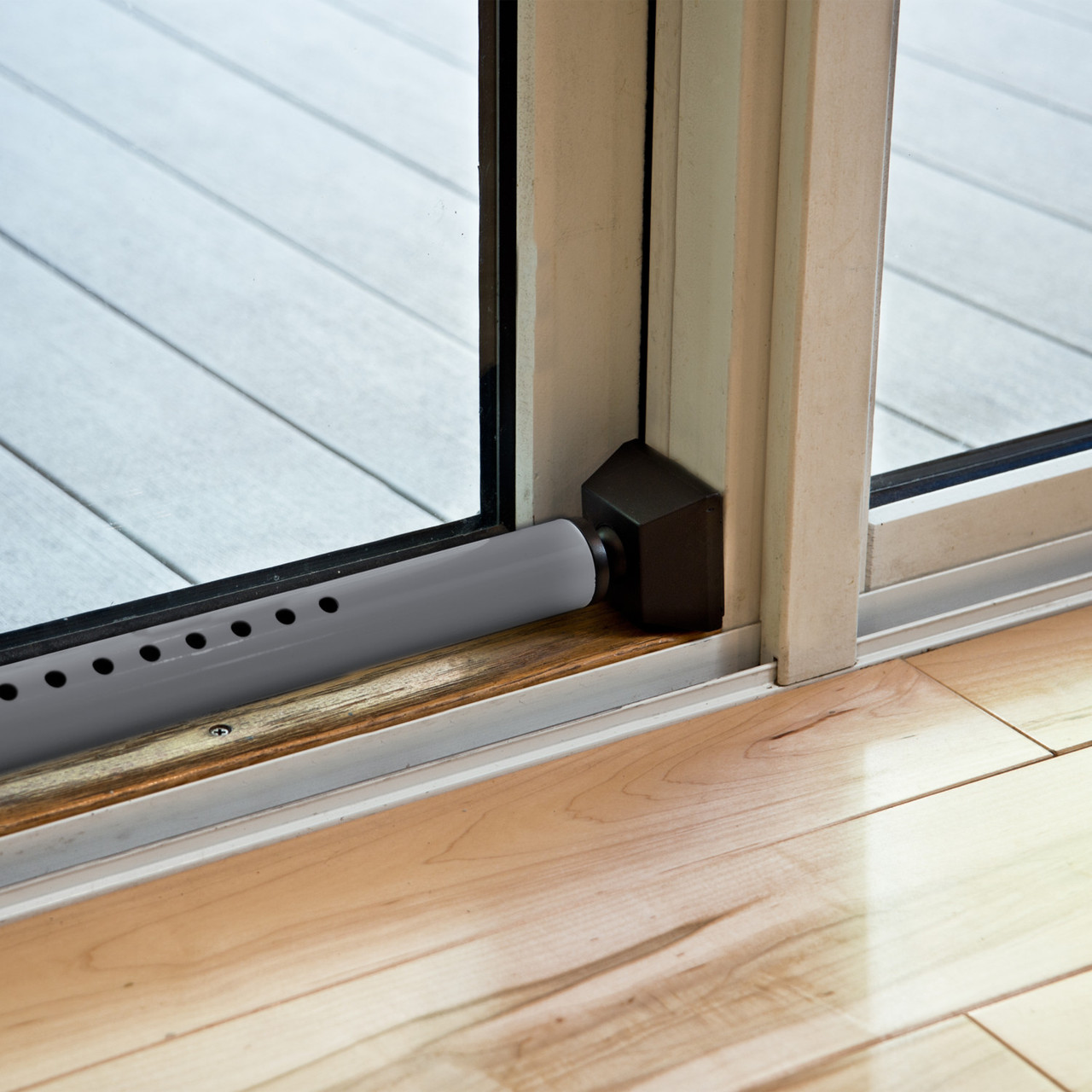 Adjustable Door Security Bar, Gray - Image 2