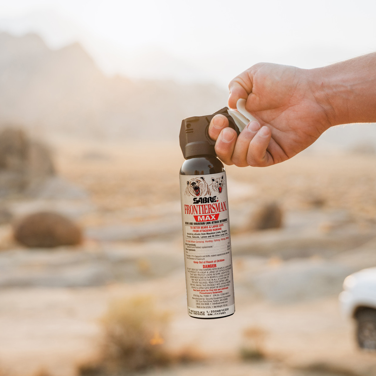 9.2 oz. Bear Spray & Mountain Lion Spray with 3-in-1 Bear Spray Holster - Image 7