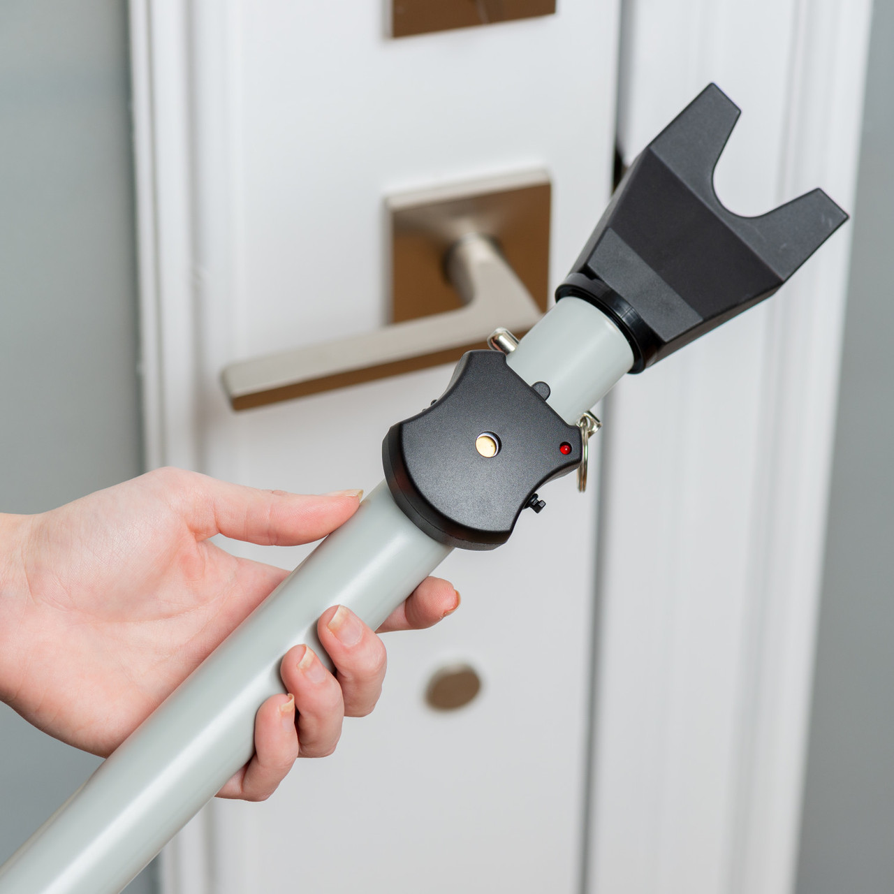Door Security Bar with Removable Vibration Detecting Alarm - Image 4
