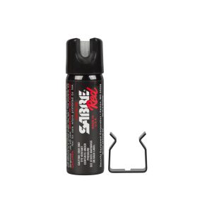Pepper Gel Home Defense with Glow-In-The-Dark Twist Lock Safety & Wall Mount Clip