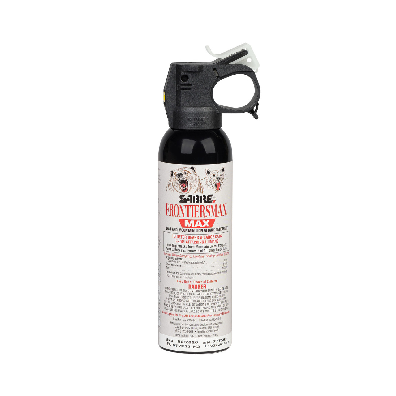 7.9 oz. Bear Spray & Mountain Lion Spray