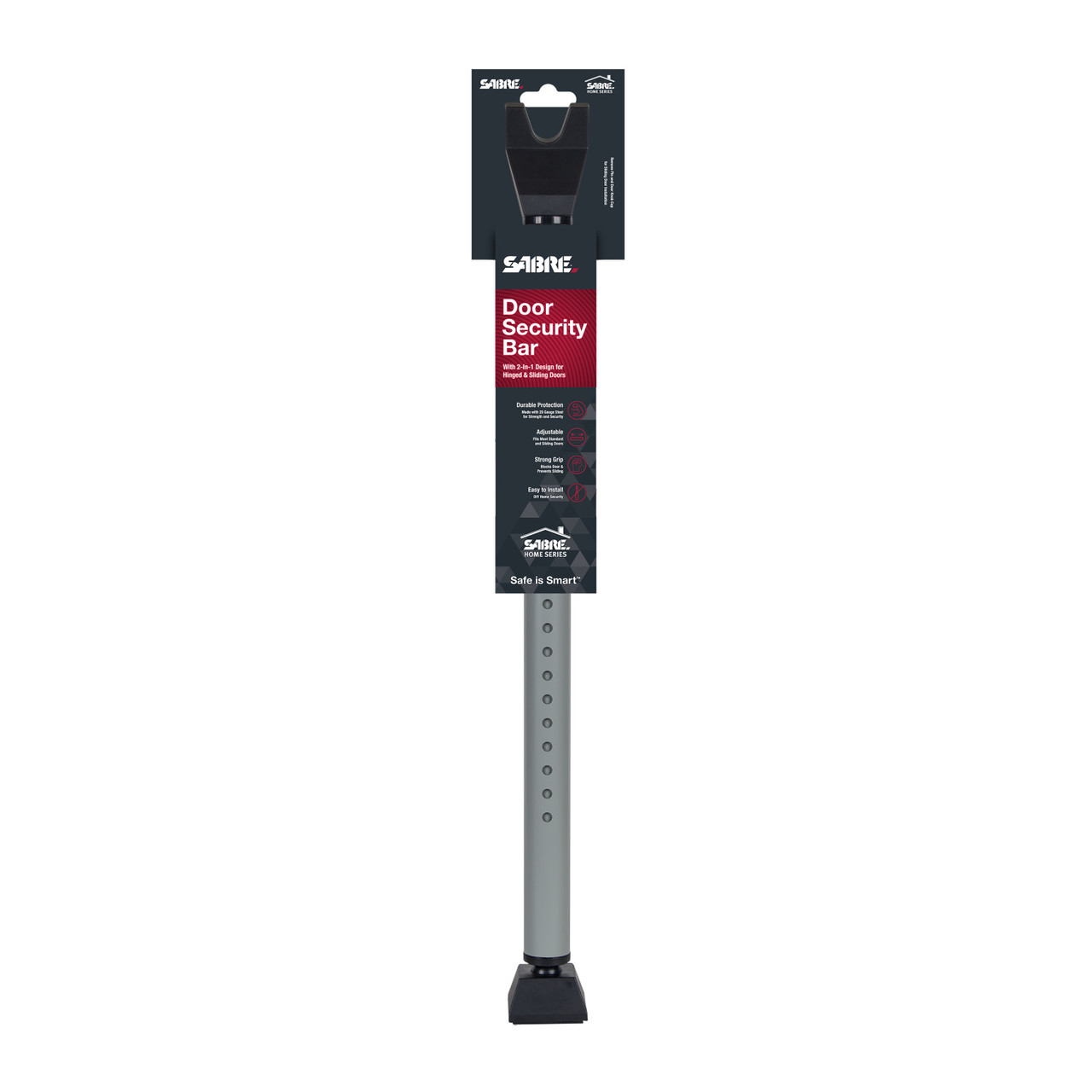Adjustable Door Security Bar, Gray - Image 6