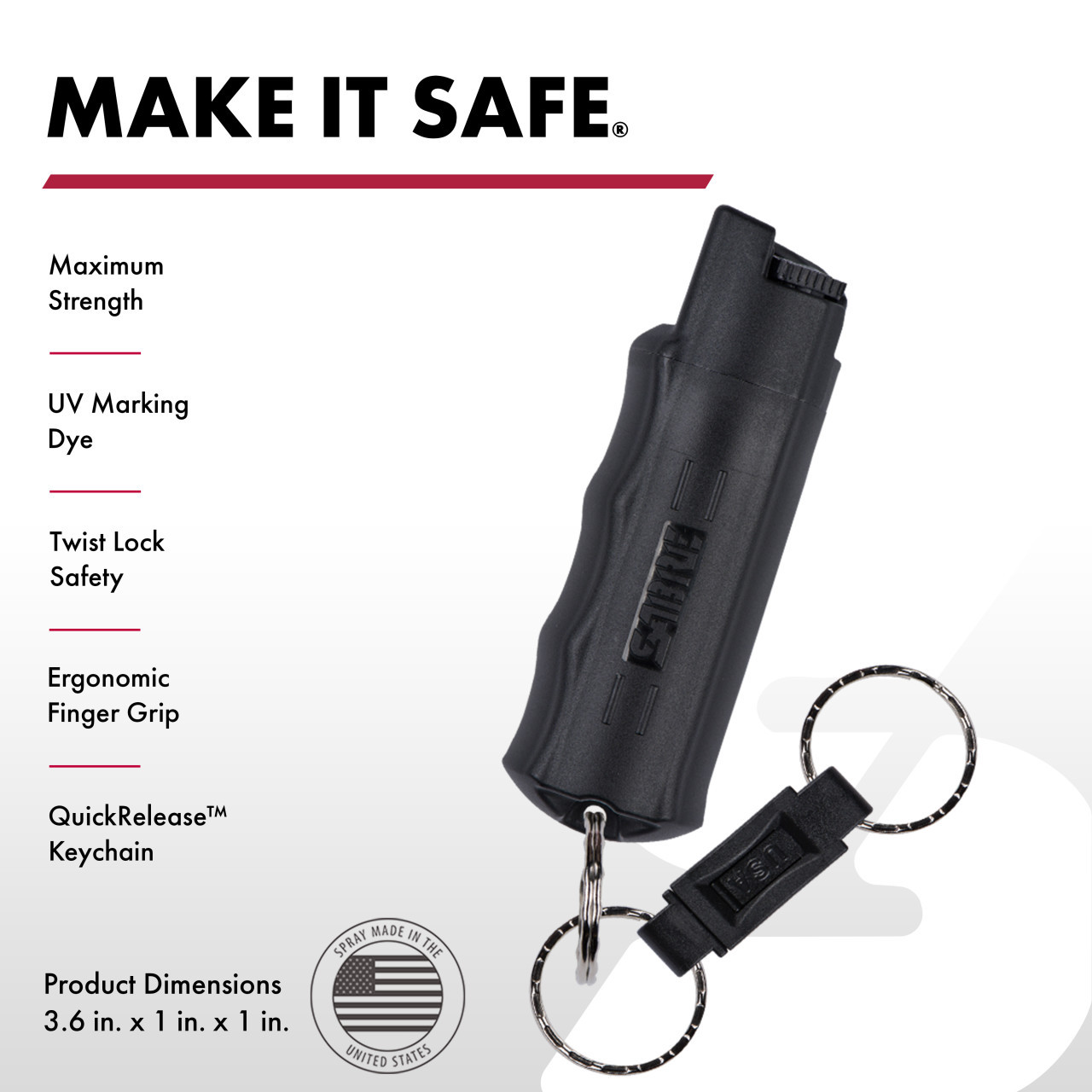 Pepper Spray with Quick Release Keychain - Image 2