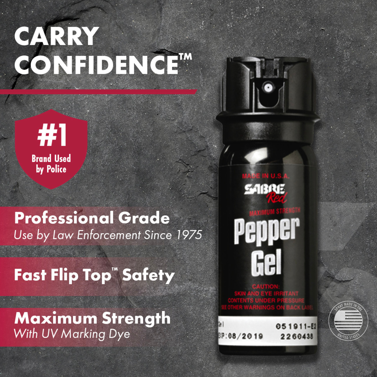 Tactical Pepper Gel with Holster - Image 2