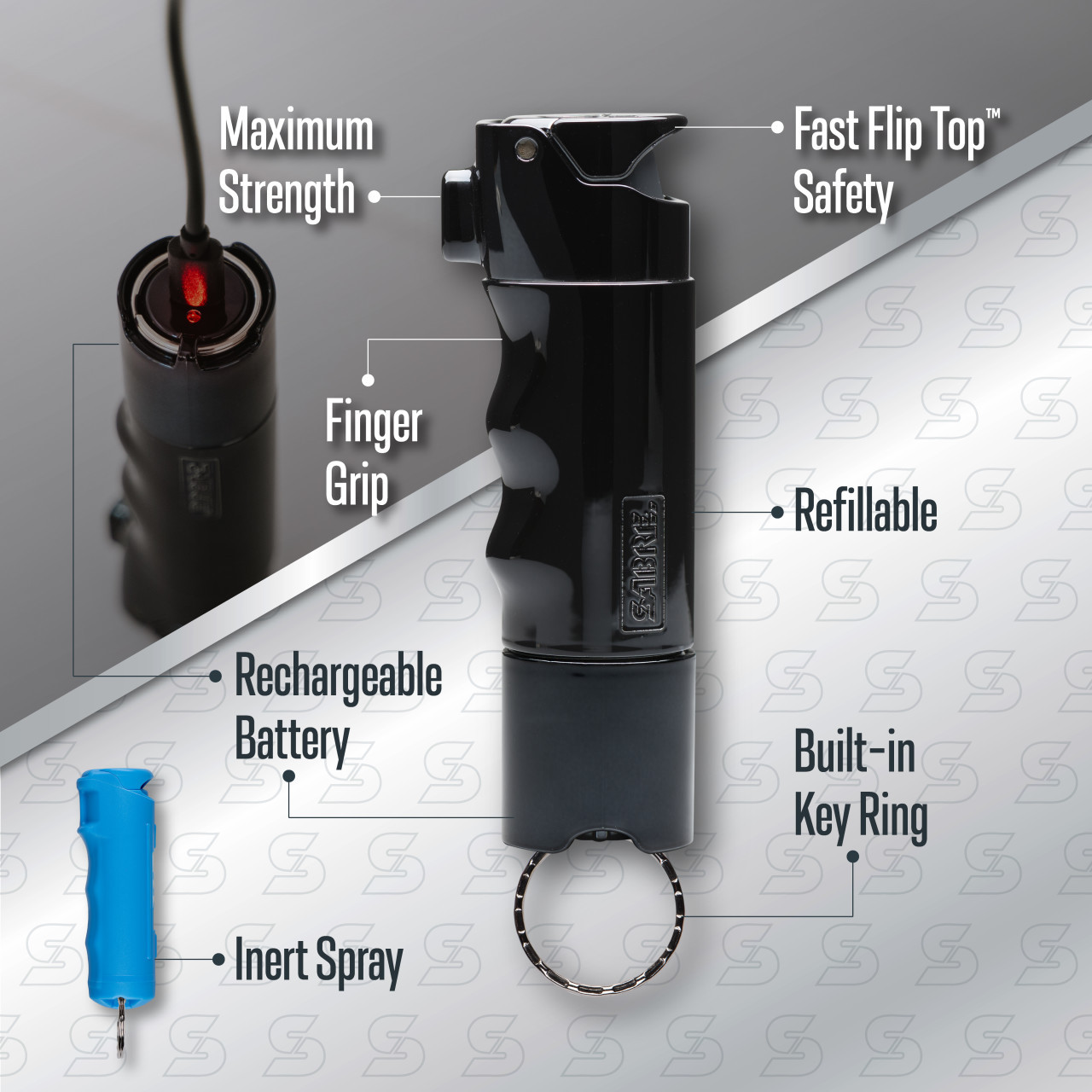 SMART Pepper Spray with Emergency Location Alerts and Inert Practice Spray - Image 2