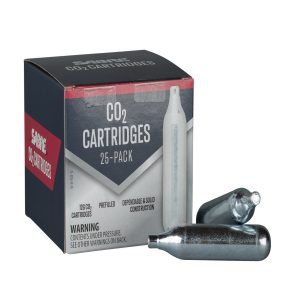 12 Gram CO2 Cartridges, 25-Count