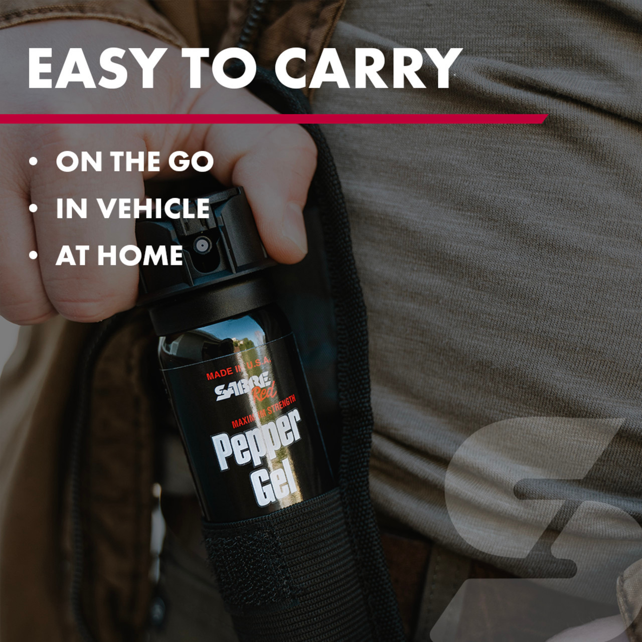 Tactical Pepper Gel with Holster - Image 3